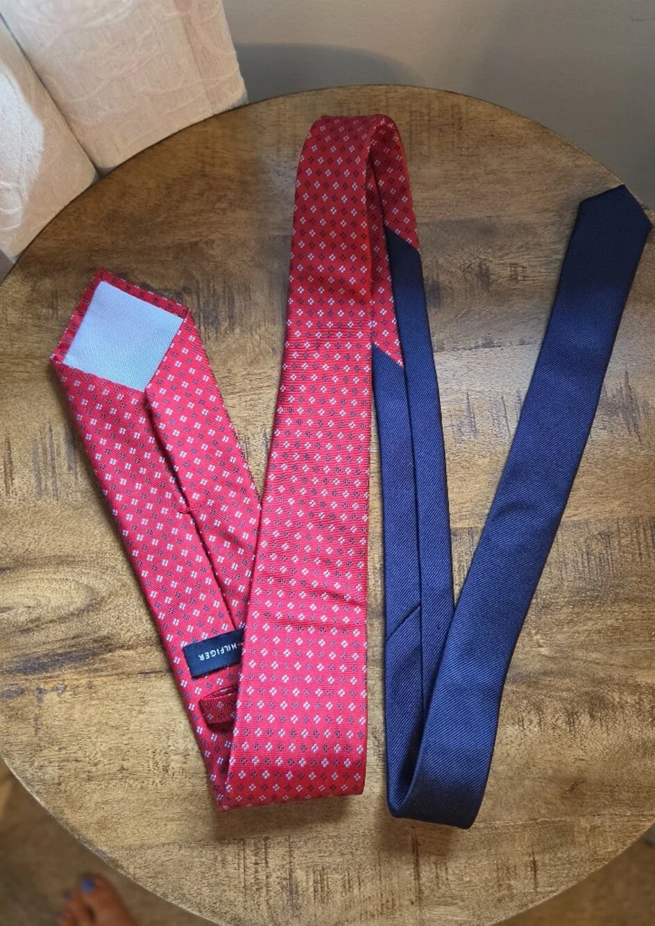 Tommy Hilfiger pattern tie perfect